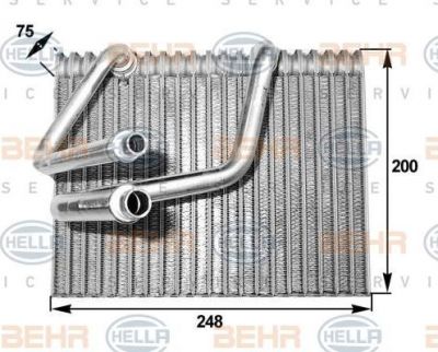 Hella 8FV 351 211-111 испаритель, кондиционер на RENAULT MEGANE I (BA0/1_)