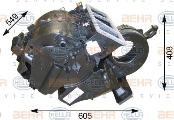 Hella 8FV 351 331-091 испаритель, кондиционер на PEUGEOT 307 SW (3H)