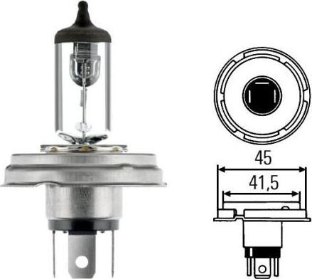 Hella 8GD 002 088-271 лампа накаливания, основная фара на MERCEDES-BENZ SK