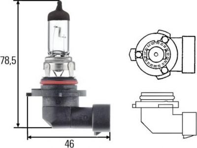 Hella 8GH 005 636-121 лампа накаливания, противотуманная фара на VW MULTIVAN V (7HM, 7HN, 7HF, 7EF, 7EM, 7EN)