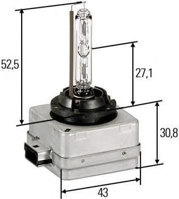 HELLA BULB, D1S, 35 W, PK32D-2 (8GS009028111)