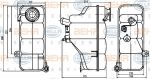 Hella 8MA 376 755-191 компенсационный бак, охлаждающая жидкость на MERCEDES-BENZ C-CLASS (W202)