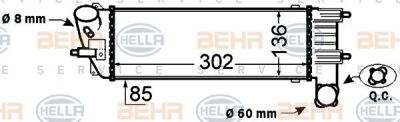 Hella 8ML 376 776-231 интеркулер на CHEVROLET SPARK (M300)