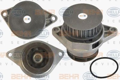 Hella 8MP 376 800-191 водяной насос на VW GOLF IV (1J1)