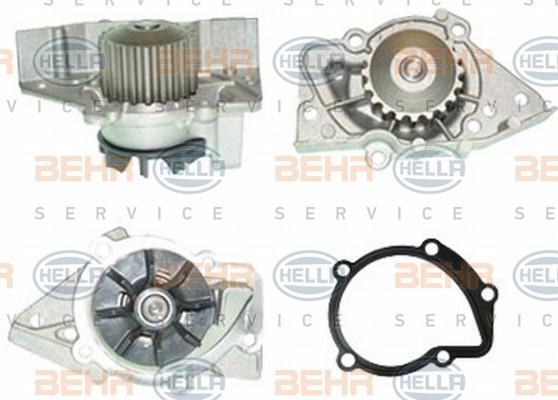 Hella 8MP 376 800-651 водяной насос на PEUGEOT PARTNER фургон (5)