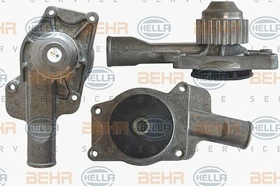 Hella 8MP 376 800-661 водяной насос на FORD ESCORT IV кабрио (ALF)