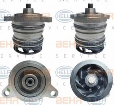 Hella 8MP 376 801-111 водяной насос на VW MULTIVAN V (7HM, 7HN, 7HF, 7EF, 7EM, 7EN)