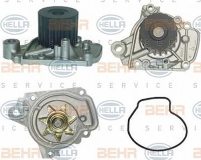Hella 8MP 376 801-481 водяной насос на HONDA CIVIC VI купе (EJ, EM1)