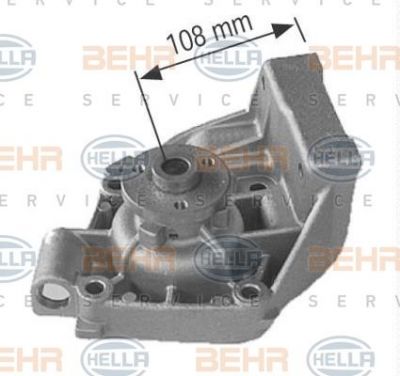 Hella 8MP 376 802-244 водяной насос на FIAT DUCATO Panorama (280)
