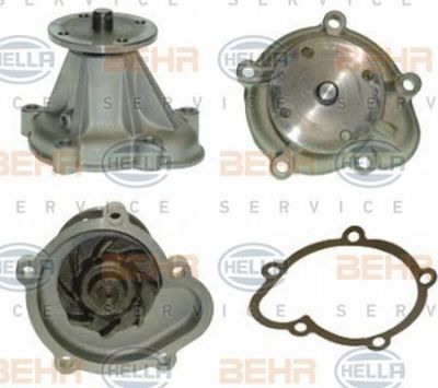 Hella 8MP 376 806-041 водяной насос на NISSAN SUNNY II купе (B12)