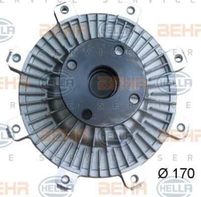 Hella 8MV 376 734-261 сцепление, вентилятор радиатора на HYUNDAI H-1 / STAREX