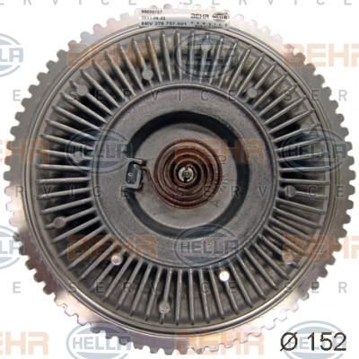 Hella 8MV 376 757-601 сцепление, вентилятор радиатора на FORD TRANSIT c бортовой платформой/ходовая часть (E_ _)