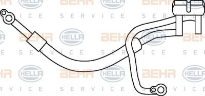Hella 9GS 351 337-151 трубопровод высокого давления, кондиционер на FORD MONDEO III (B5Y)