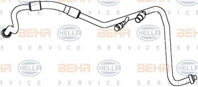 Hella 9GS 351 338-141 трубопровод высокого / низкого давления, кондицион на FORD FOCUS II седан (DA_)