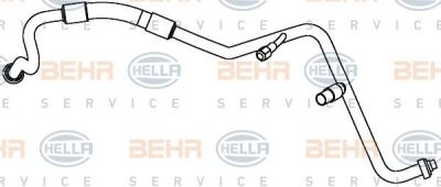 Hella 9GS 351 338-151 трубопровод высокого / низкого давления, кондицион на FORD FOCUS II седан (DA_)