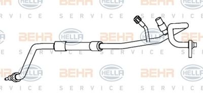 Hella 9GS 351 338-161 трубопровод высокого / низкого давления, кондицион на FORD FOCUS II кабрио