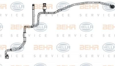 HELLA Трубка кондиционера Ford Mondeo III 1.8-3.0 00-07 (9GS351338-271)