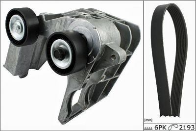 Hepu 20-1866 поликлиновой ременный комплект на FORD KA (RB_)
