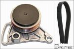 Hepu 20-1898 поликлиновой ременный комплект на SKODA SUPERB (3U4)