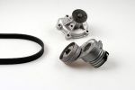 Hepu PK03262 водяной насос + комплект ручейковых ремней на OPEL CORSA C (F08, F68)