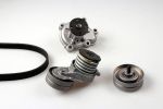 Hepu PK03410 водяной насос + комплект ручейковых ремней на OPEL ASTRA G универсал (F35_)