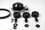 Hepu PK05960 водяной насос + комплект ручейковых ремней на PORSCHE 911 (996)