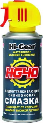 HI-GEAR HG5502 Водоотталкивающая силиконовая смазка HG40 WATERPROOF SILICONE LUBRICANT 200гр (HG5502)