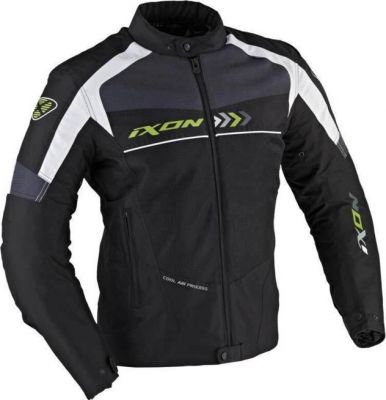 Ixon 100101014-1028-L ALLOY куртка текстиль. Муж L BLACK/WHITE/GREEN