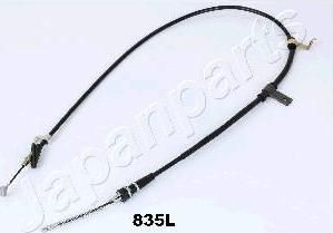 JapanParts BC-835L трос, стояночная тормозная система на SUZUKI LIANA универсал (ER)