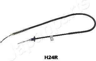 JapanParts BC-H24R трос, стояночная тормозная система на HYUNDAI PONY седан (X-1)