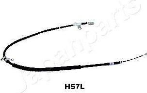 JapanParts BC-H57L трос, стояночная тормозная система на HYUNDAI H100 автобус (P)