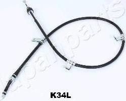 JapanParts BC-K34L трос, стояночная тормозная система на KIA CEE'D SW (ED)
