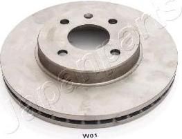 JapanParts DI-W01 тормозной диск на DAEWOO NUBIRA седан (KLAJ)