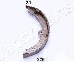 JapanParts GF-226AF комплект тормозных колодок, стояночная тормозная с на LEXUS GS (GRS19_, UZS19_, URS19_, GWS19_)