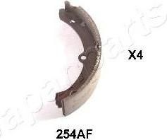 JapanParts GF-254AF комплект тормозных колодок на TOYOTA DYNA c бортовой платформой/ходовая часть (KD_, LY_, TRY2_, K