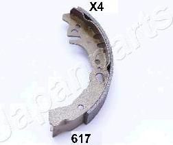 JAPANPARTS Колодки тормозные барабанные, комплект (GF-617AF)