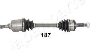 JAPANPARTS Полуось лев Nissan Primera P10 1.6 16V/2.0D 90-96 (GI-187)