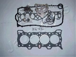 JapanParts KG-432 комплект прокладок, головка цилиндра на HONDA CIVIC III Hatchback (AL, AJ, AG, AH)