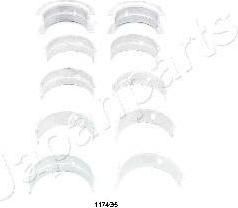 JapanParts MS1174G5 комплект подшипников коленчатого вала на NISSAN CHERRY II Traveller (VN10)