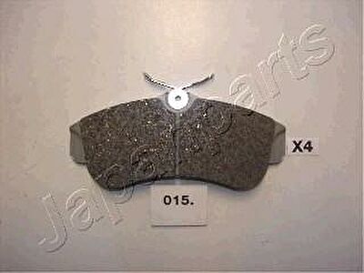 JAPANPARTS Комплект тормозных колодок, диско (PA-015AF)