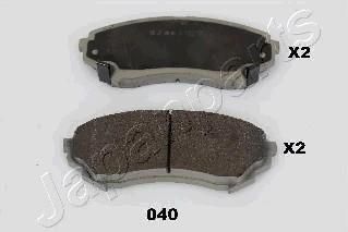 JapanParts PA-040AF комплект тормозных колодок, дисковый тормоз на CADILLAC CTS