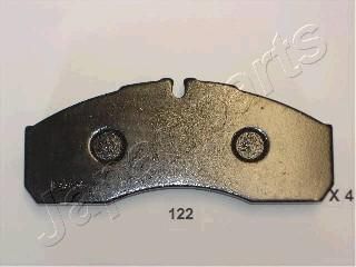 JAPANPARTS Комплект тормозных колодок, диско (PA-122AF)