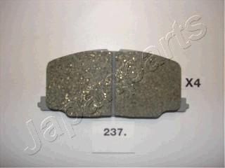 JapanParts PA-237AF комплект тормозных колодок, дисковый тормоз на TOYOTA CAMRY (_V2_)