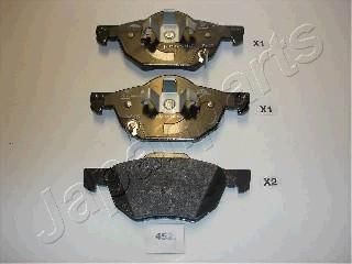 JAPANPARTS Колодки передние HONDA ACCORD 03- (PA-452AF)