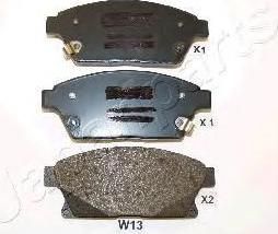 JAPANPARTS Колодки передние CHEVROLET Orlando/OPEL Mokka (R16) (PA-W13AF)