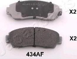 JAPANPARTS Колодки торм диск Hond CR-V III 07- (pa434af)