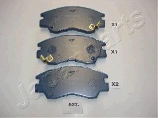 JAPANPARTS Комплект тормозных колодок, диско (PA527AF)