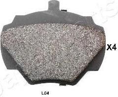 JapanParts PP-L04AF комплект тормозных колодок, дисковый тормоз на LAND ROVER DEFENDER Station Wagon (LD)