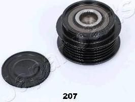 JapanParts RA-207 механизм свободного хода генератора на TOYOTA YARIS VERSO (_NLP2_, _NCP2_)