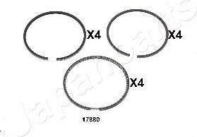 JapanParts RC17880 поршневое кольцо на OPEL CORSA B (73_, 78_, 79_)